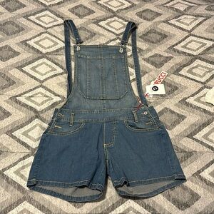 Fiorucci Denim Overalls Shorts
